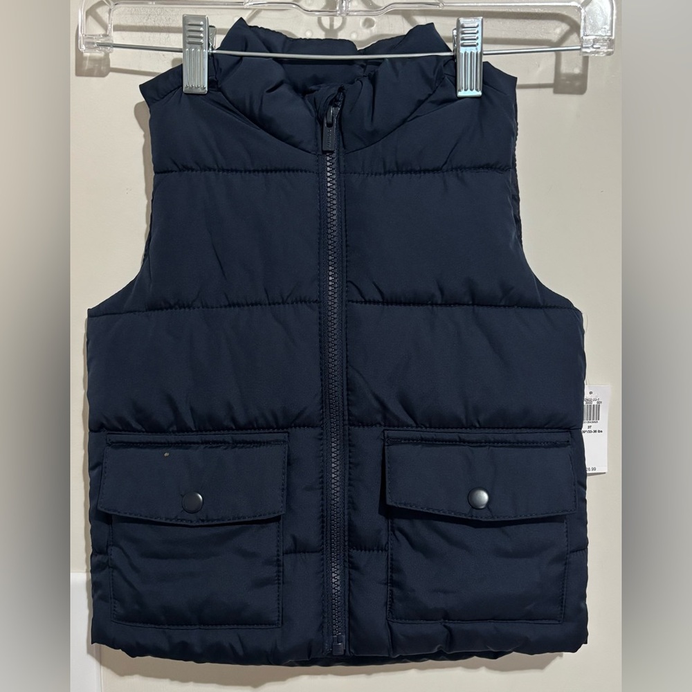 Old Navy Dark Blue Kids Puffer Vest